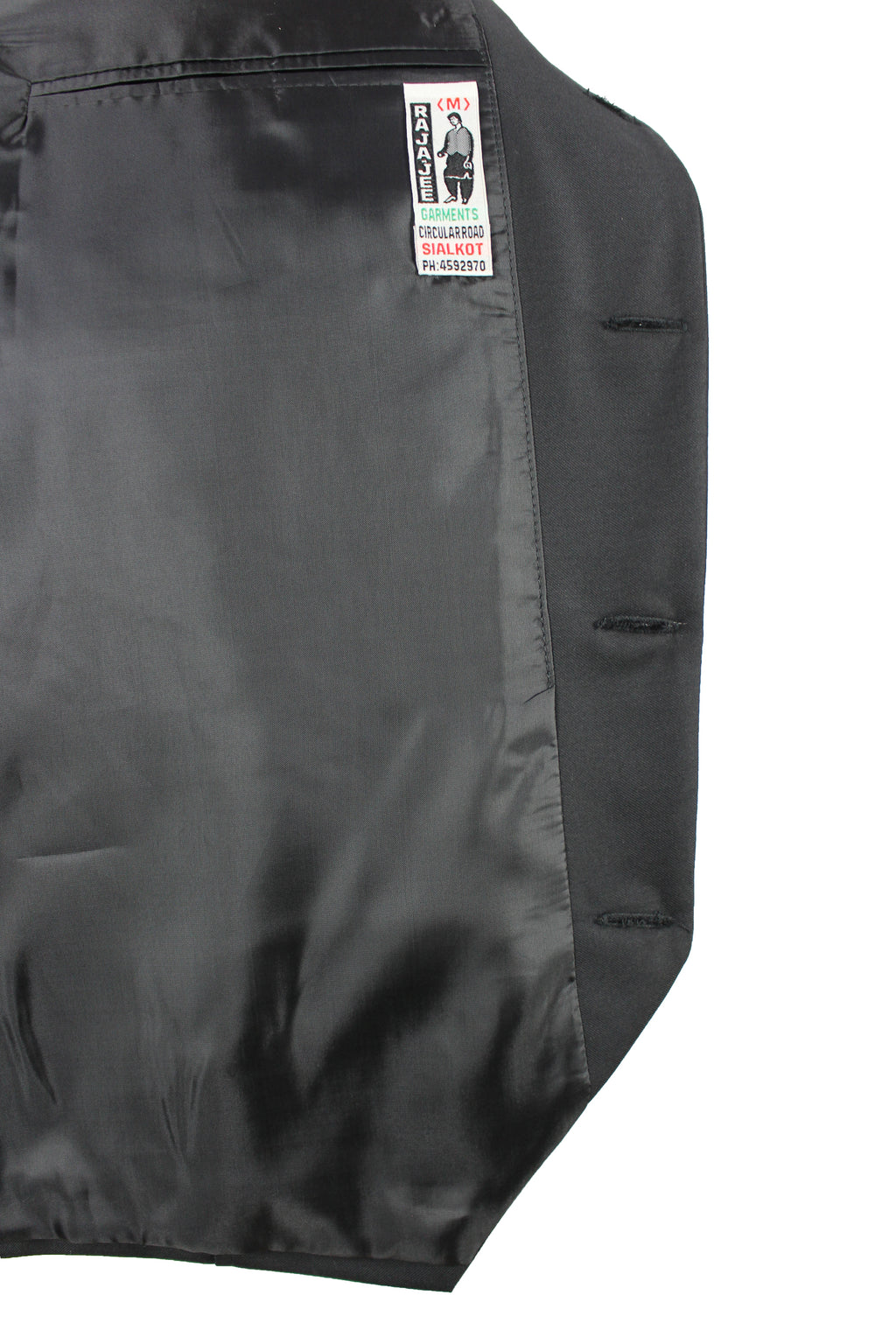 Men’s Black Waistcoat – Nehru Vest, Formal Dress Vest