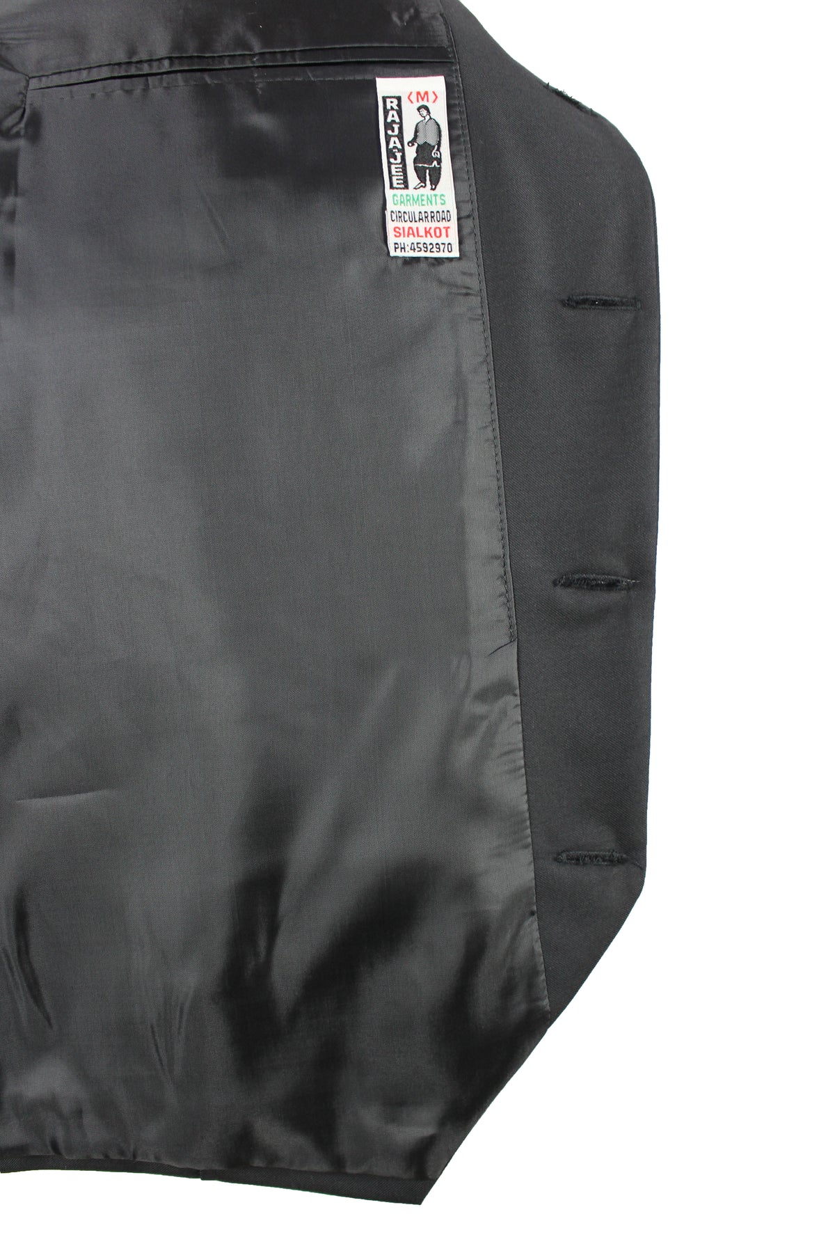 Men’s Black Waistcoat – Nehru Vest, Formal Dress Vest
