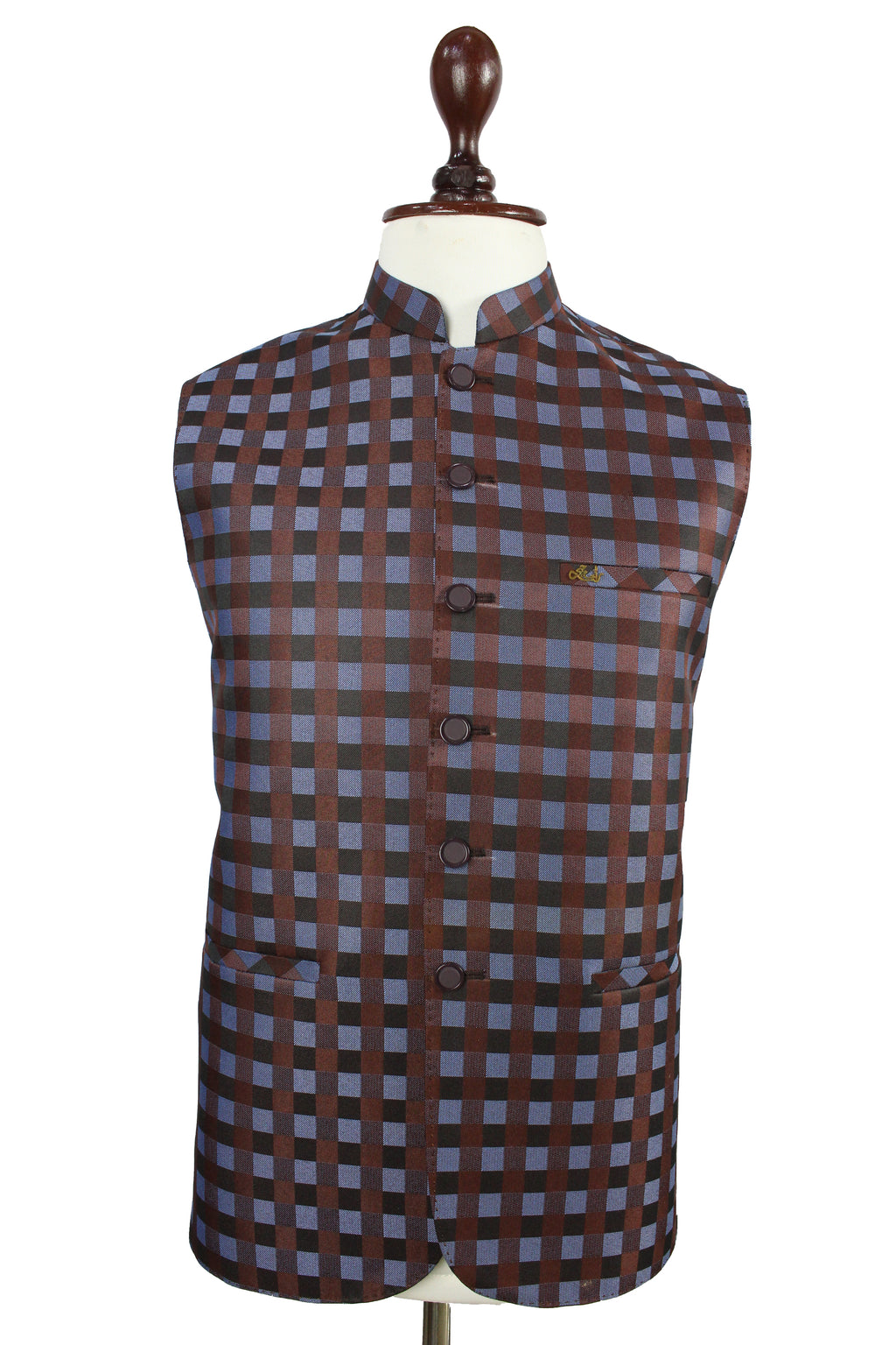 Men’s Checkered Waistcoat