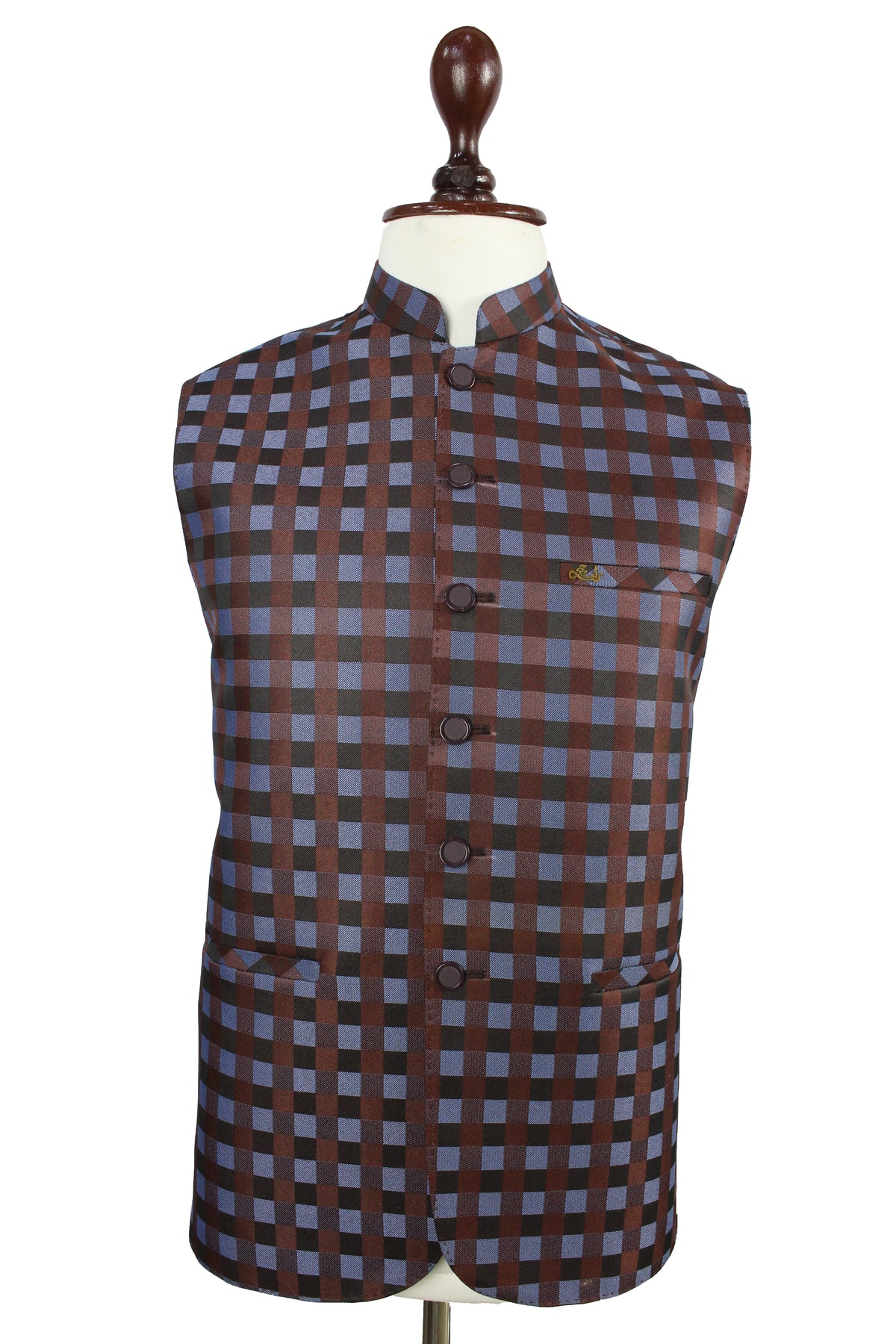 Men’s Checkered Waistcoat