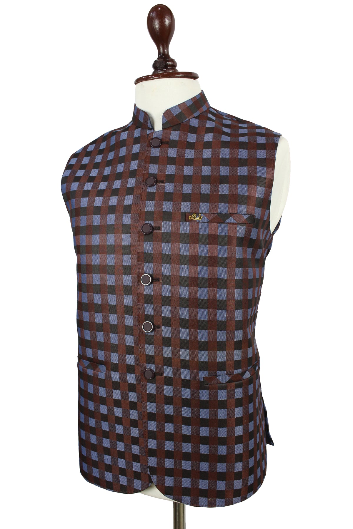 Men’s Checkered Waistcoat