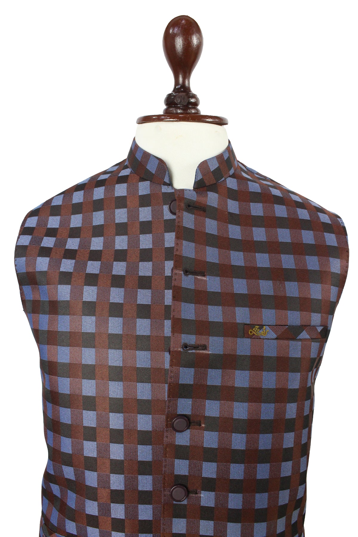 Men’s Checkered Waistcoat