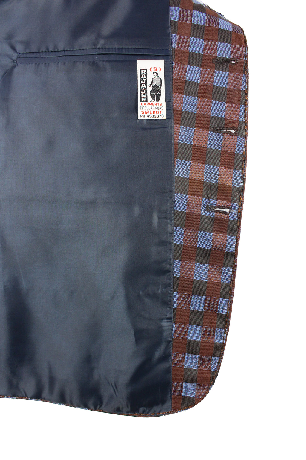 Men’s Checkered Waistcoat