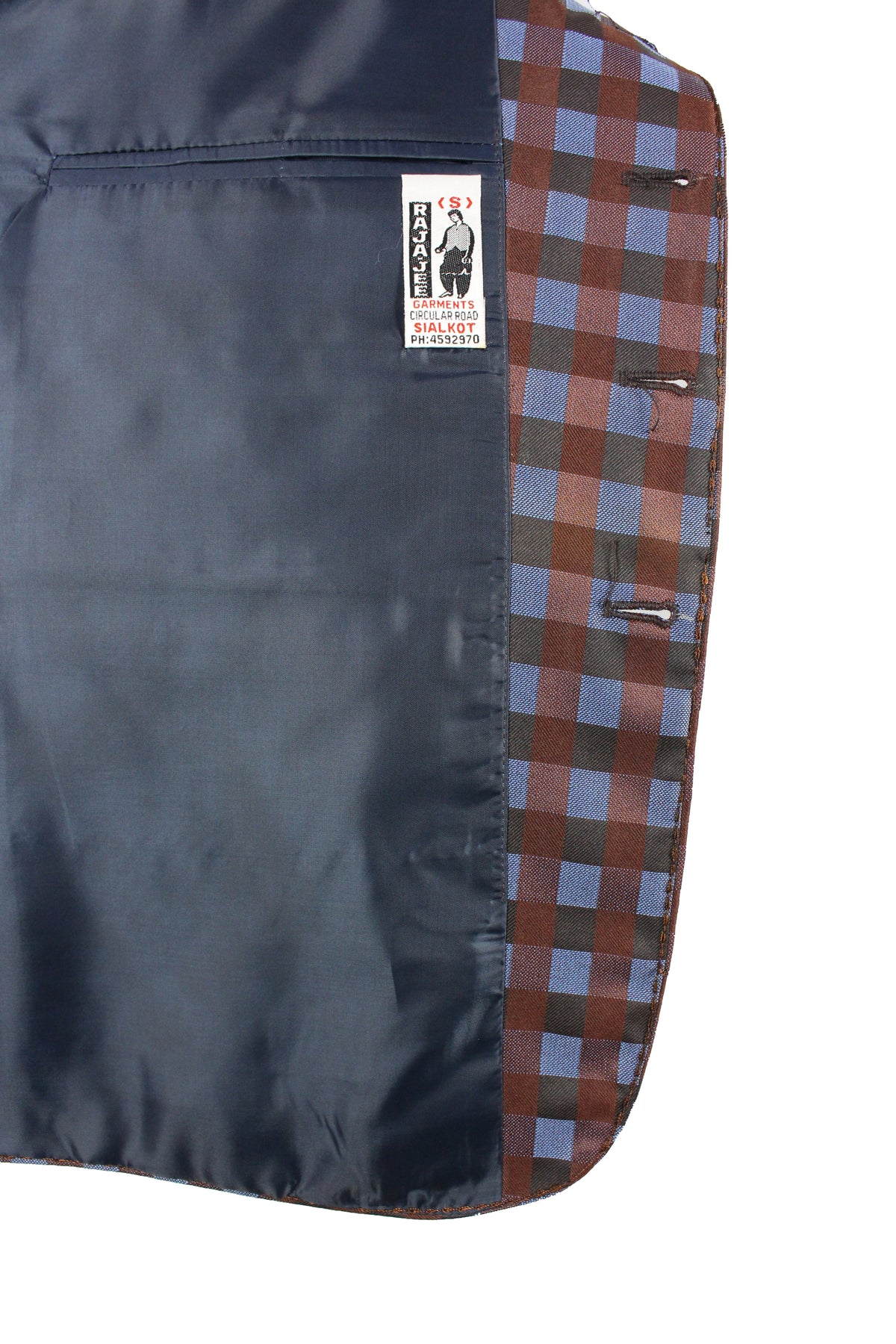 Men’s Checkered Waistcoat