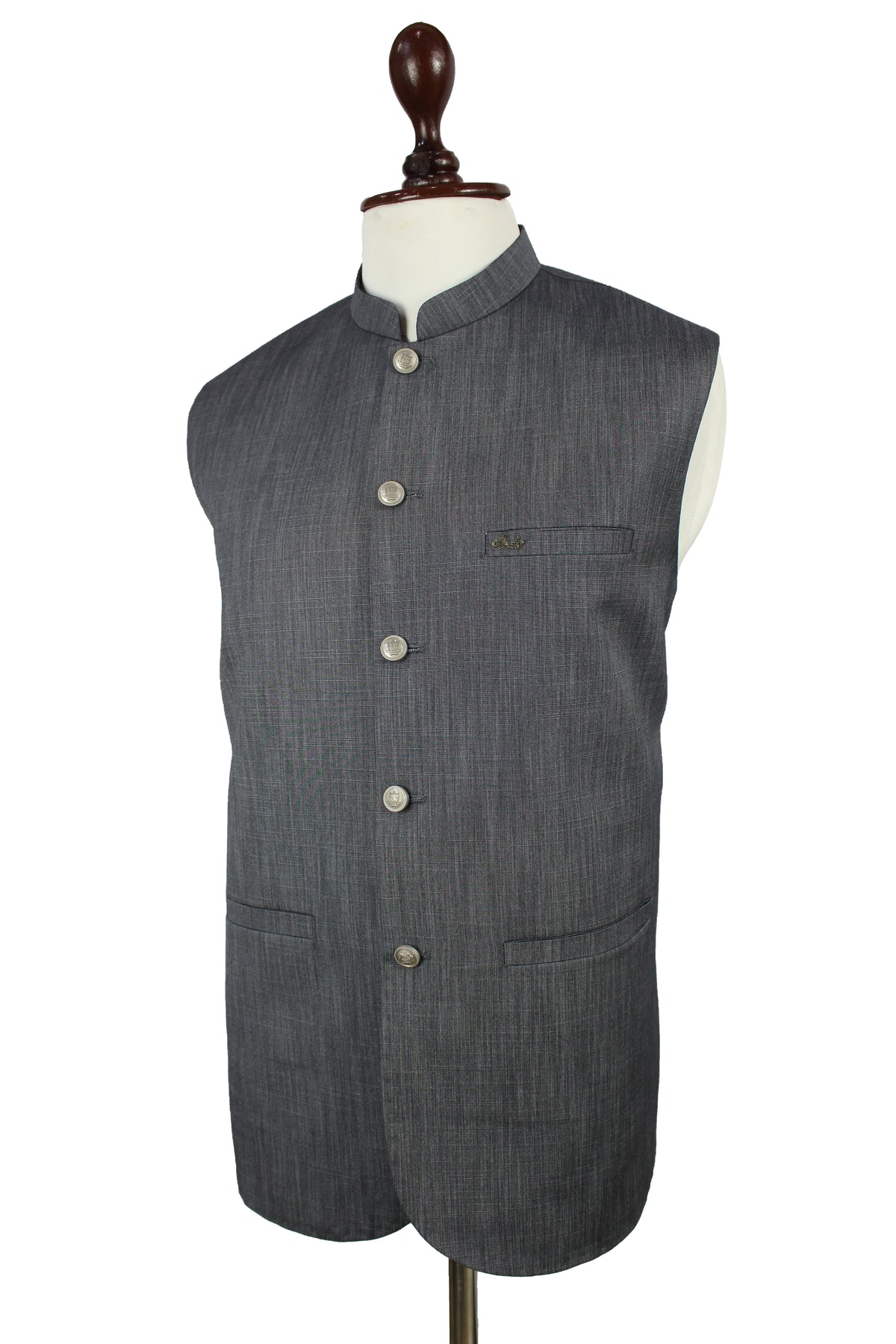 Grey Waistcoat for Men – Premium Formal Waistcoat