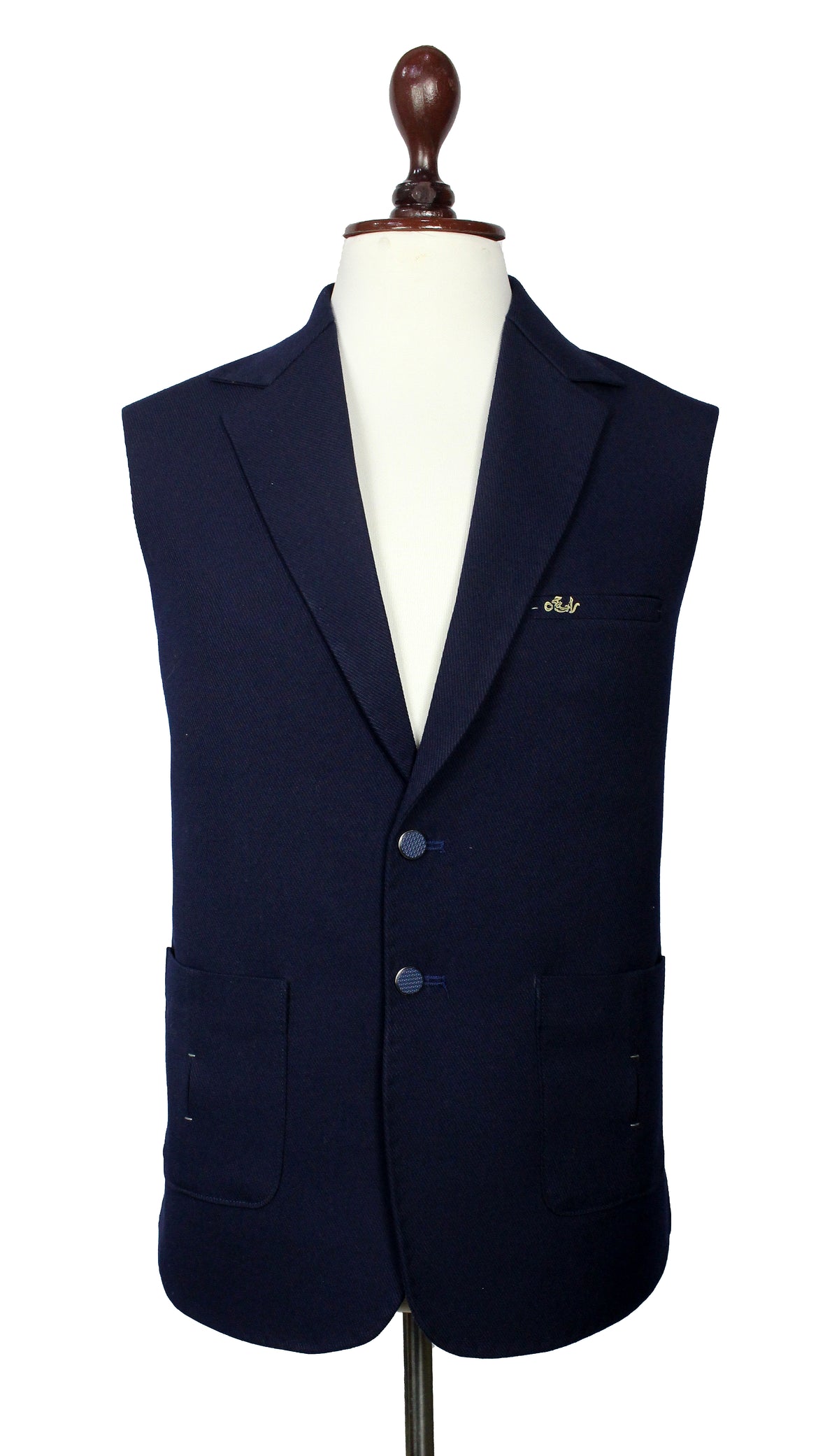 Navy Blue Waistcoat for Men | Traditional & Formal Wear – Raja Jee Garments