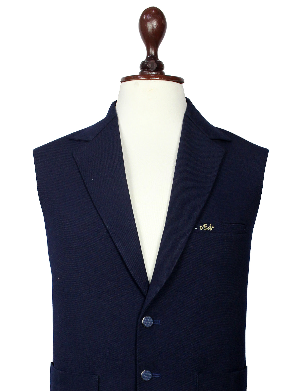 Navy Blue Waistcoat for Men | Traditional & Formal Wear – Raja Jee Garments