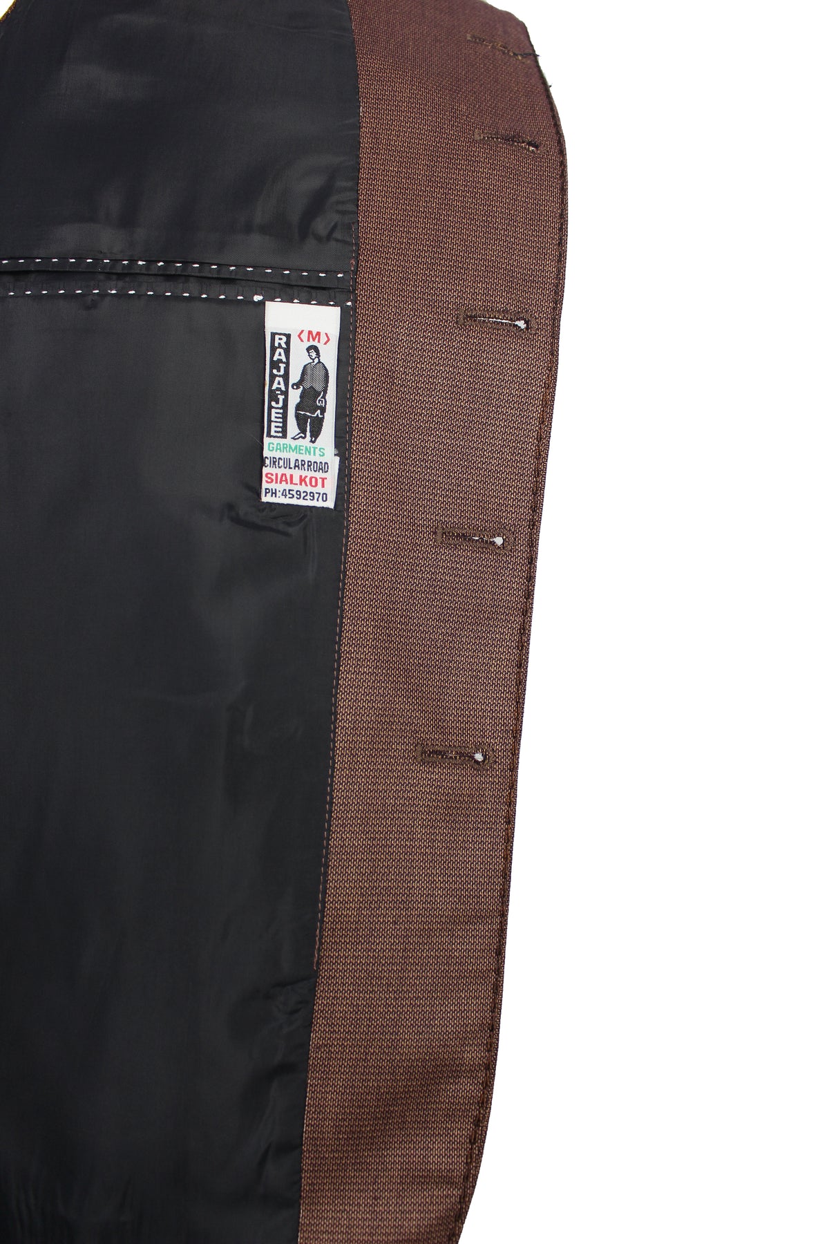 Brown Waistcoat for Men – Traditional Wedding Vest | Raja Jee Garments