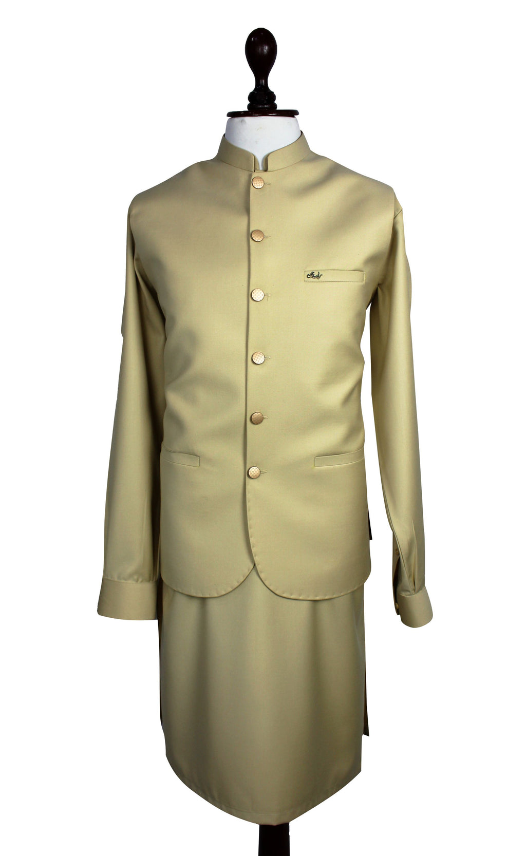 Men's cream Pakistani shalwar kameez with matching waistcoat for weddings and Eid – Raja Jee
