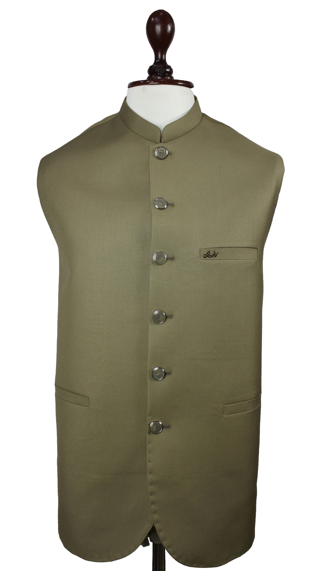 Light Green Waistcoat for Men – Traditional Wedding Vest | Raja Jee Garments