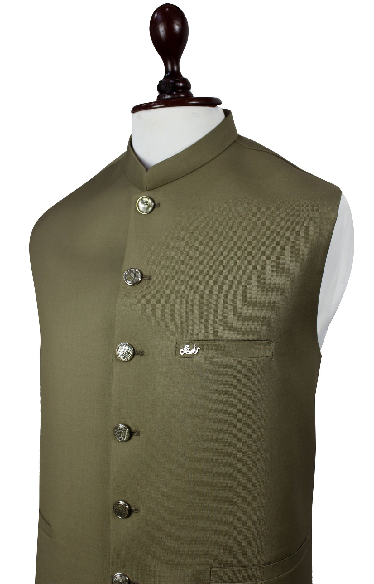 Light Green Waistcoat for Men – Traditional Wedding Vest | Raja Jee Garments
