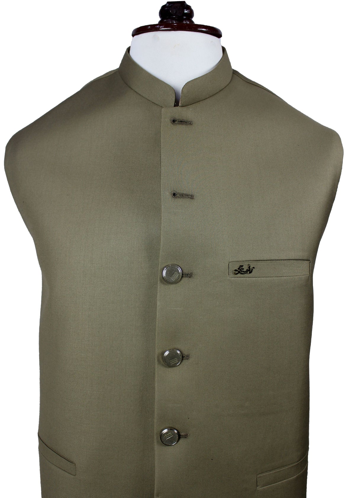 Light Green Waistcoat for Men – Traditional Wedding Vest | Raja Jee Garments